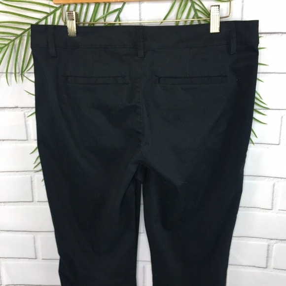 Cabi The Peyton Trouser Size 8 Women's Black Pants Side Stripe 5313 Slim Fit - Picture 7 of 7